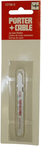 PORTER-CABLE 12756-5 3-Inch 24 TPI Metal Cutting Tang-Shank Jig Saw Blade (5-Pack)