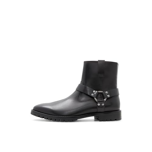 ALDO Men's Brewster Ankle Boot, Black, 10.5