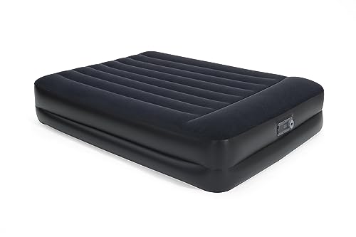 Bestway Aeroluxe Airbed, Luftbett mit eingebauter Elektropumpe, Queensize 203x152x46 cm
