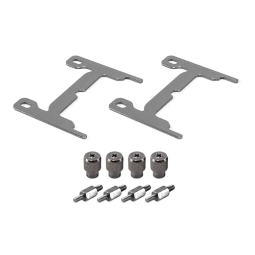 DUZEPA Soporte de montaje de ventilador de refrigeración de CPU de metal para AM5/AM4 compatible con el kit de reemplazo de enfriador de agua Corsair iCUE LCD Series