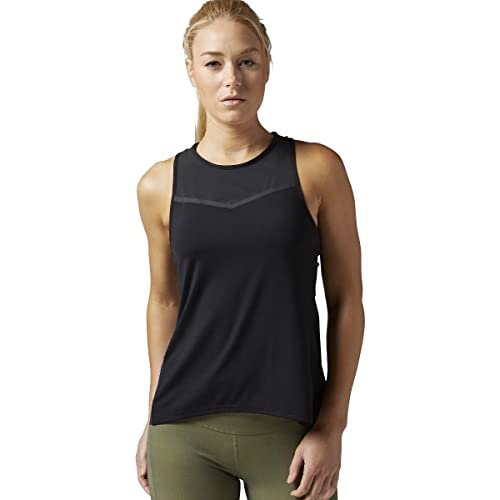 Le débardeur Reebok tank l black vous accompagne de la box de crossfit au runing en extérieur
