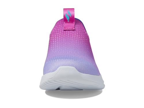 Skechers Girl's Ultra Flex 3.0-Color Boost Sneaker, Navy/Purple, 2.5 Little Kid