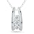 AGS Certified 1/2 Carat TW Three Stone Diamond Ladder Pendant in 10k Yellow Gold (K-L Color, I2-I3 Clarity)