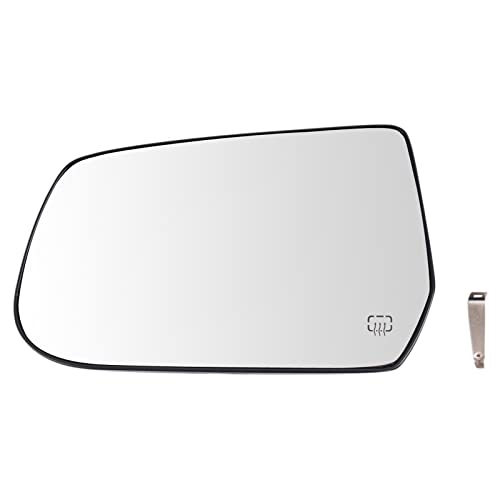 Power Heat Mirror Glass w Mounting Bracket Driver Side for Equinox Terrain