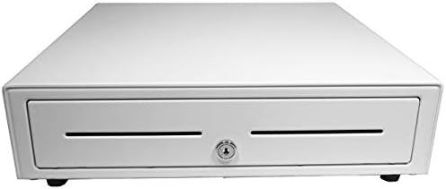 APG VB554A-AW1616 Vasario Series Standard-Duty Cash Drawer with USB PRO Interface, Painted Front, 16.3" x 16.3" x 4.3", White