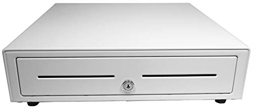 Apg Vb554A-Aw1616 Vasario Series Standard-Duty Cash Drawer With Usb Pro Interface, Painted Front, 16.3" X 16.3" X 4.3", White #TOP3