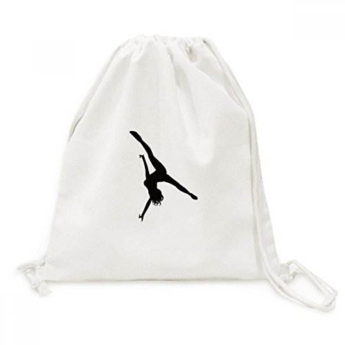 Sac à dos cordon en toile danse poirier femme chic voyage