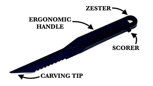 Thai Fruit and Vegetable Carving Knife - Pumpkin Carving Tool - Fish Scale Remover