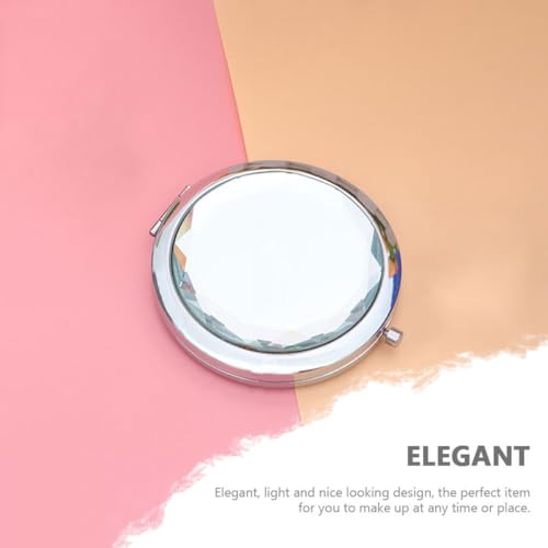 Ipetboom Metal Compact Mirrors 5pcs Doble Cara Plegable miniatura 5