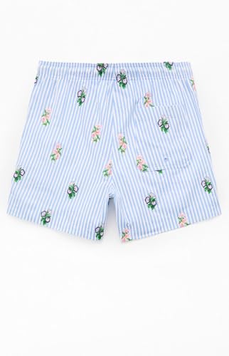 PacSun Men's Striped Bouquet 4.5" Swim Trunks2