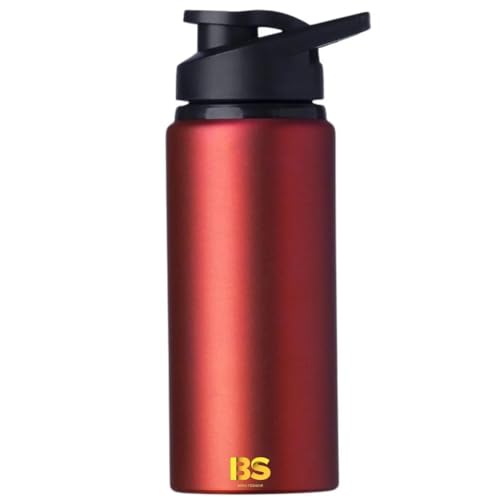 Squeeze Garrafa de água Alumínio, 600ml, Tampa Rosqueável com Alç...