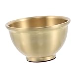 Sosoport Kleine Messing Opferschale mit Glatter Oberfläche Kompakt und Stilvoll Rutschfestes Design...