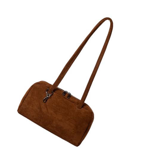Sac à main rétro en tissu suède pour femmes et filles style sous le bras