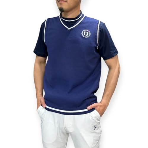 [Jenny Hearts] Stylish Vest Mens JH24S-K011M t   StxXg YStEFA (M, lCr[)