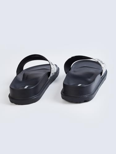Max Store Max Men Marvel Applique Sliders Black 44 - Image 7