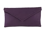 Neat Faux Wildleder Clutch Bag/Schultertasche