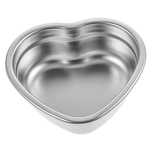 MOTHNUR ステンレス製ハート型スナックプレート 小皿 ポータブル西洋料理用盛り皿 レストラン向けデザートトレイ 環境に優しい 再利用可能