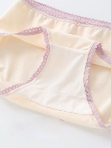 Image of benetia Girls' Underwear Soft Cotton 6-8 Pack
