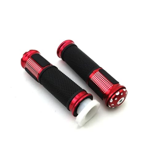 Poignées guidon 22mm rouges pour raviver la passion de la moto tout-terrain