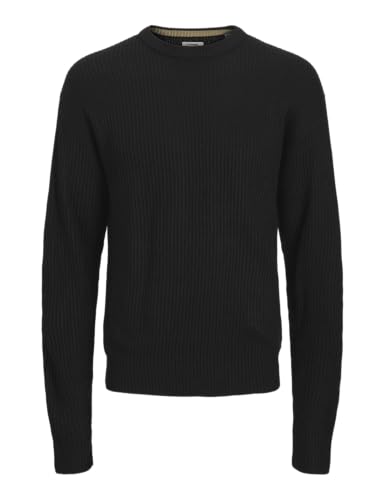 Knit Crew Neck Sn Homme JJ REBEL pull en maille col rond confortable