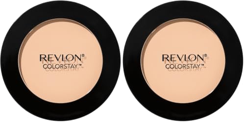 Revlon ColorStay, Kompaktpuder, Mattierende Formel, Ultrafein, Langanhaltend und Ölfrei (8,4g), 840 Medium (Packung mit 2) – Ansicht 1