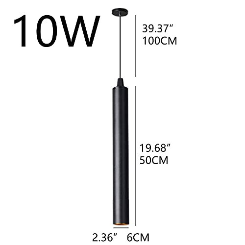 Luces colgantes de tubo largo LED 10W con luz neutra antideslumbrante de 50cm 2
