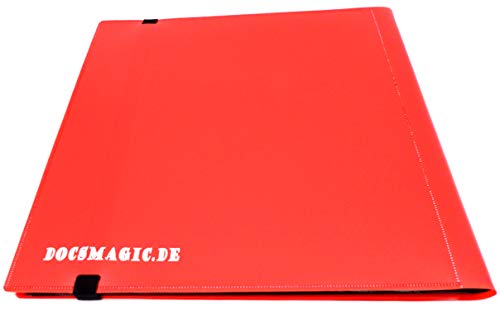 docsmagic.de Pro-Player 12-Pocket Playset Album Red - 480 Card Binder - MTG - PKM - YGO, 12-Pocket Playset - 480 Cards - Image 2