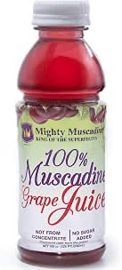 gse Mighty Muscadine 100% Muscadine SuperFruit Juice Cold Pressed from the Grape and Full of Antioxidants - 10 oz Bottle ( 4 BOTTLES ) )
