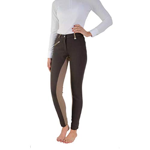 HyPERFORMANCE Womens/Ladies Manby Jodhpurs (26in) (Brown/Light Brown)