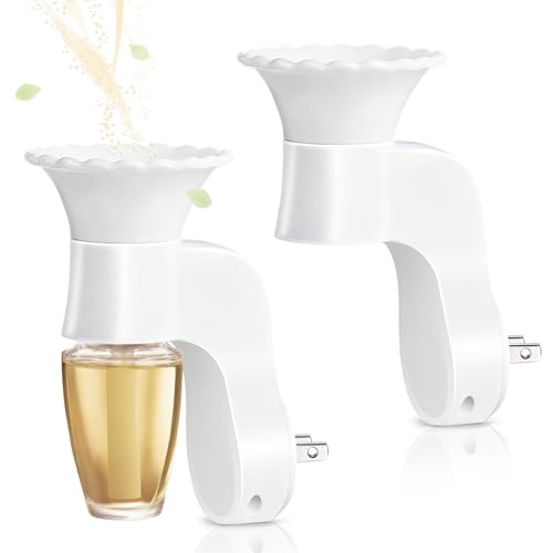 SCENTORINI Wall Fragrance Plug in, WallFlower Plug in Compatible with Bath and Body Works WallFlower Refills, ETL Certified, Essential Oil Diffuser Plugin for Home, Room, Office, 2 Pack