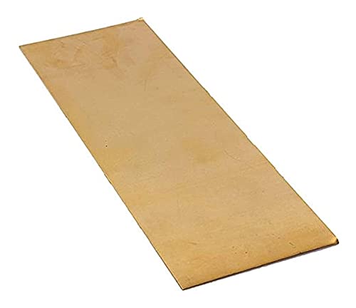 Plaque en laiton de 3x200x200mm pour découpe et modélisme