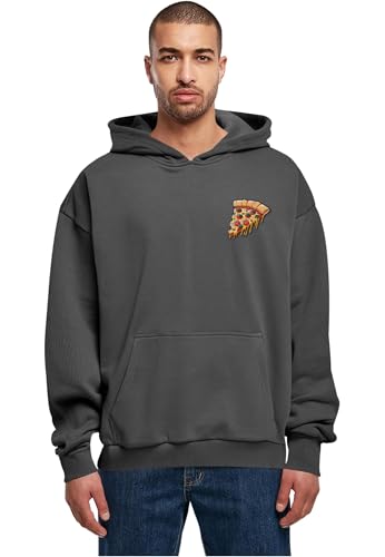 Sweat-shirt à capuche homme MERCHCODE Pizza Comic en coton ultra heavy