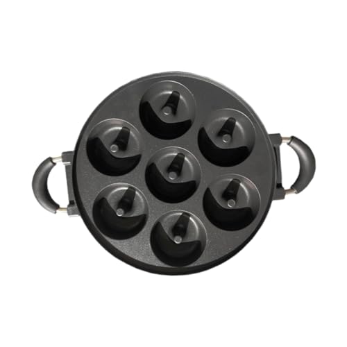 Generic Donut Baking Pan Donut Maker Pan Anti Scald Homemade Breakfast Maker Mini Waffle Maker for Tea Party Brunches Snack Household
