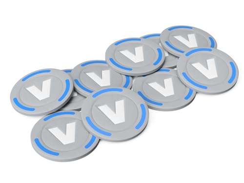 Physical V-Bucks | Premium 3D Printed | Vibrant Colors | Collectible (10pc)