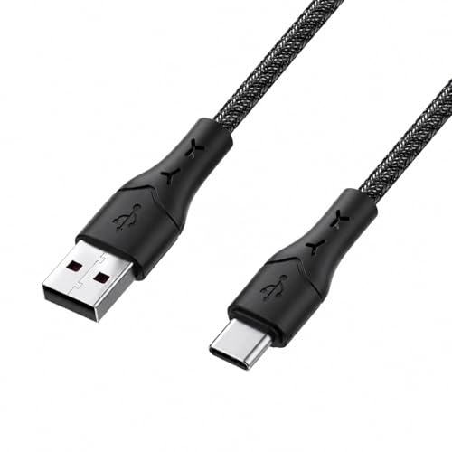 Shopcivity Unbreakable 65W Fast Charging Type C Cable 1 Meter, USB A to USB C Braided Charger Cable with Quick Data Transfer for iPhone 15/16, Samsung, OnePlus, Xiaomi & Type C Devices