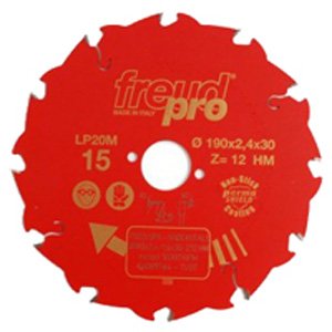 FREUD PRO LP20M 015 TCT Circular Saw Blade - 190mm x 30mm - 12T