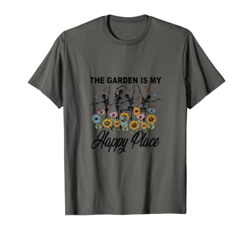 The Garden Is My Happy Spot Jardinage de plantes T-Shirt