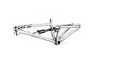 Conception pour gros sauts Dartmoor Cadre de VTT Suspendu Rama Shine 190x51mm Silver