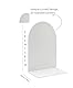 Deefongo 4 Stück Buchstütze,Buchstützen Metall Bücherhalter Bookends,Schwere Buchstütze,Weiß Bücherregal für Schule, Büro und Zuhause