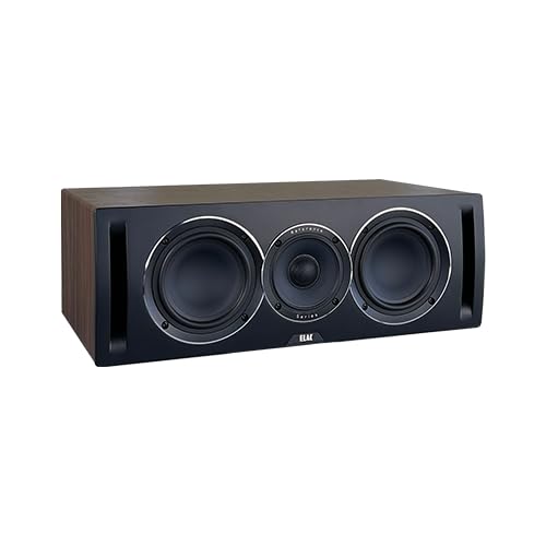 ELAC Uni-Fi Reference UCR5 Centerlautsprecher, schwarz/Holz - B-Ware