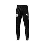  PUMA NUFC Pantalon Homme Black/White/Victory Gold FR : L (Taille Fabricant : L)