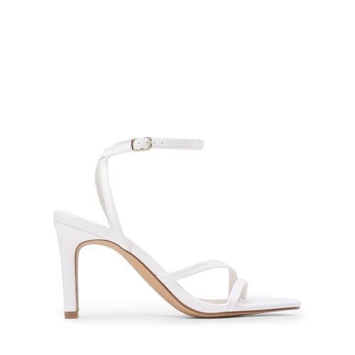 Image of DREAM PAIRS Women's Comfort Sexy Strappy Stiletto Heels | Square Open Toe Adjustable Ankle Buckle Strap High Dress Heels, Elegant Heeled Pumps for Party, Wedding and Prom Occasions