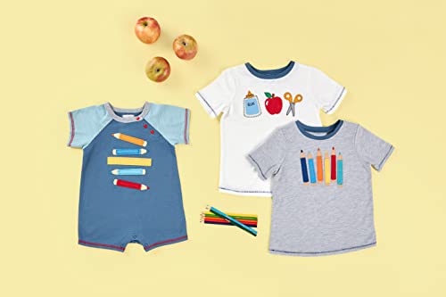 Mud Pie Back to School Toddler Boy Short Sleeve Tee2