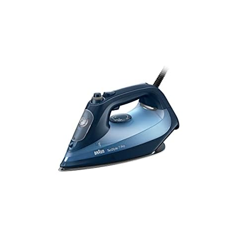 Plancha de Vapor Braun TextStyle 7 Pro con Suela FreeGlide 3D y Revestimiento Cerámico Cover