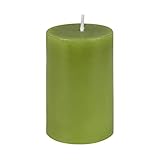 Jeco “2” Diameter by 3” Sage Green Pillar Candle,CPZ-2311
