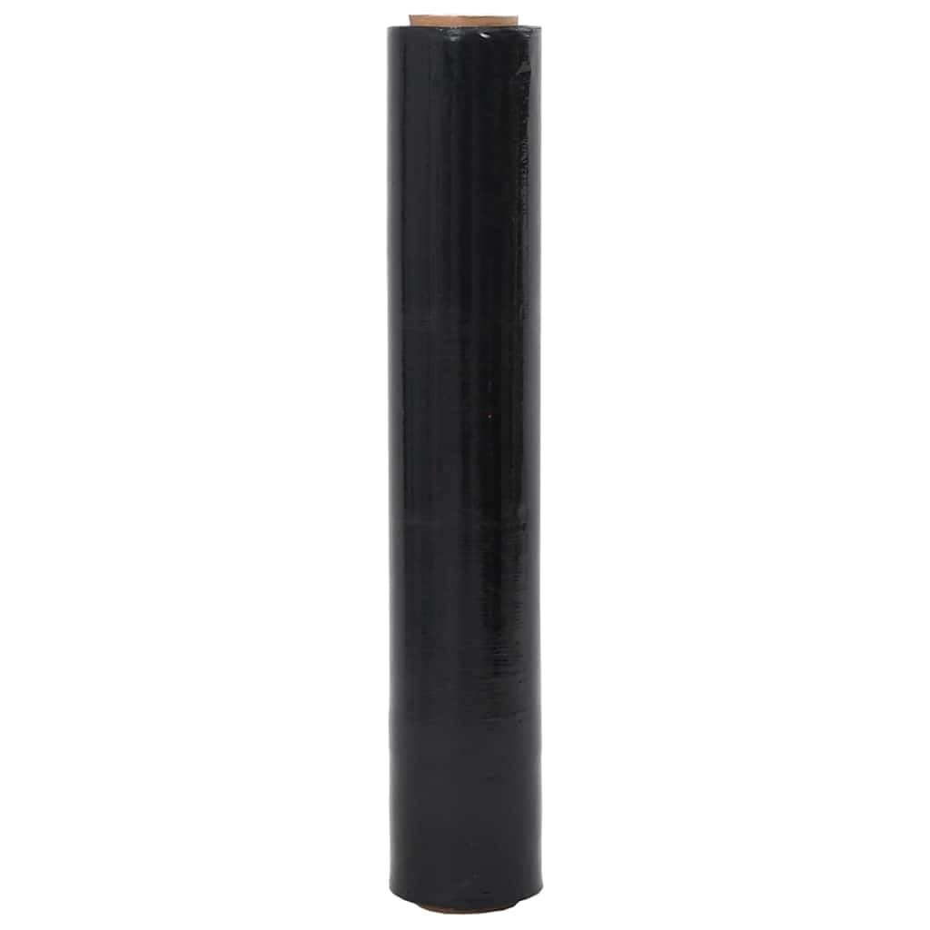 Film Estensibile 6 pz Nero 23 μm 50 cm x 150 m,Pellicole Estensibili per Imballaggio,Film Estensibile-4104873
