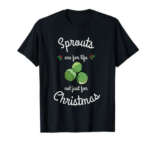 Brussels Sproutmas Funny Cheerful Sproutmas T-Shirt T-Shirt