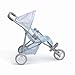 JC Toys | Berenguer Boutique |3 Wheeled Folding Doll Jogger Stroller | Blue | Ages 3+