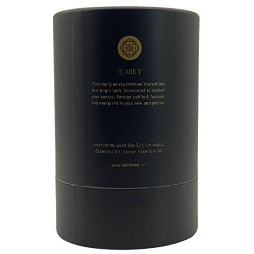 image for Bathtisma Clarity Bath Soak | Natural Dead Sea Salt, Eucalyptus and Le