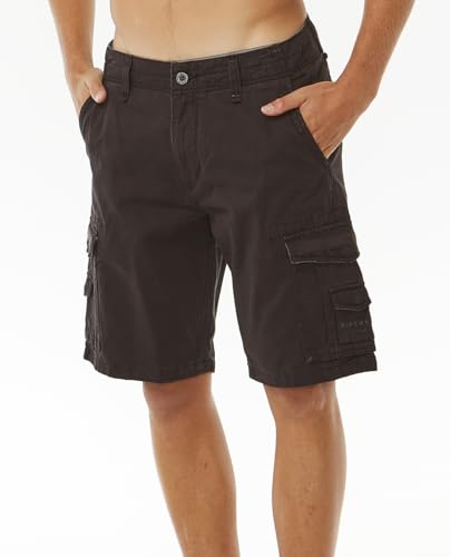 Image of RIP CURL Classic Surf Trail Cargo Shorts in Washed Black